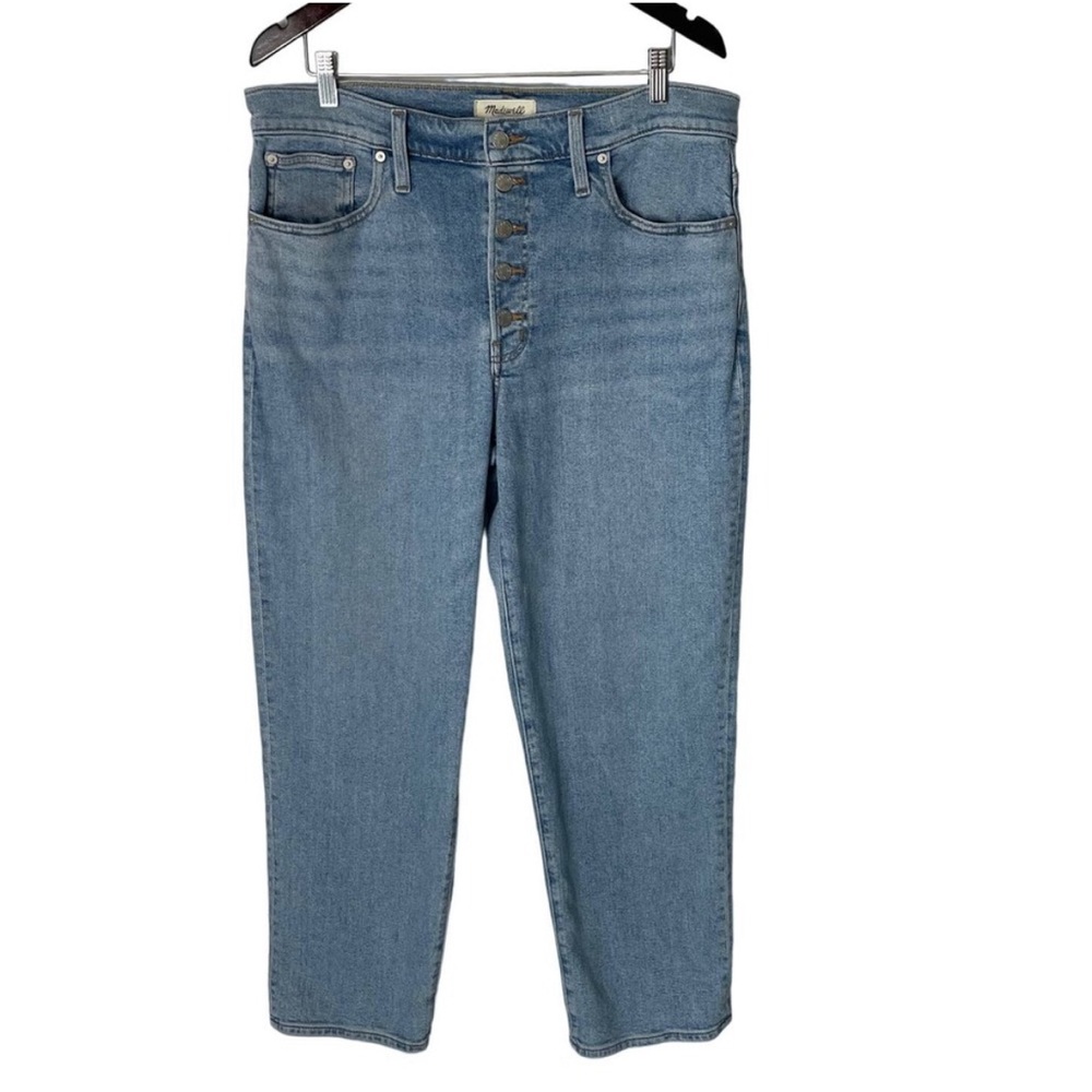 MADEWELL The Perfect Vintage Straight Jean  Button-Fly Edition Size 31